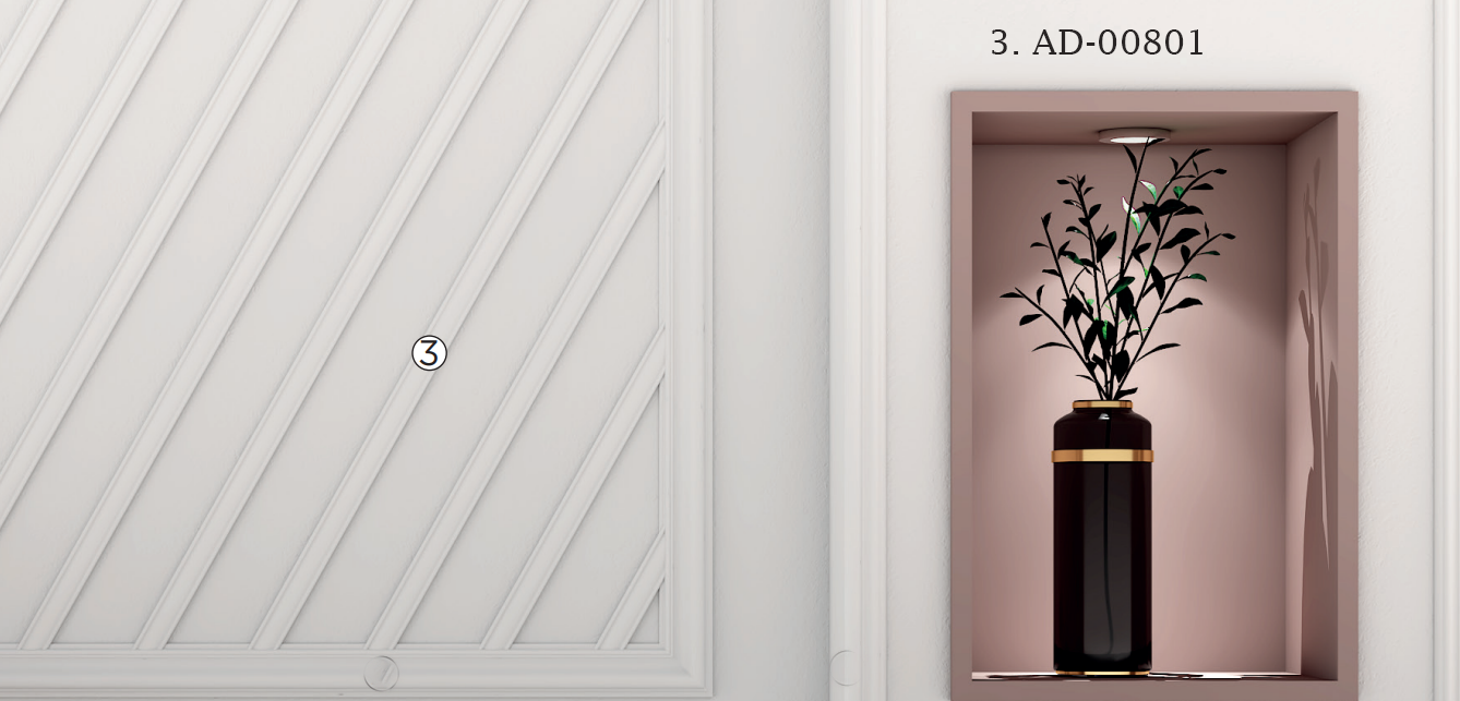 DEKORATIVNE UKRASNE LAJSNE - Dezen